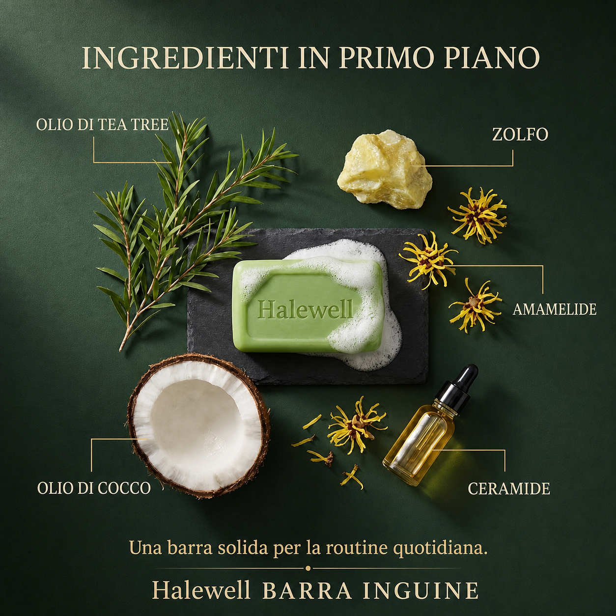 Ingredienti Halewell Barra Inguine
