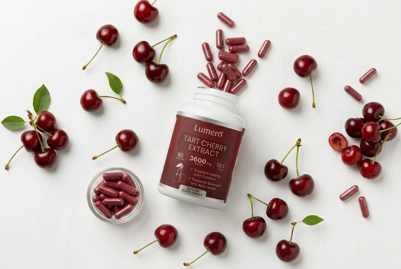 Confezione Lumero con capsule e ciliegie acide